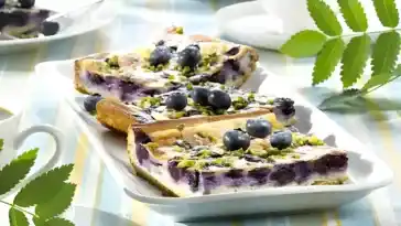 Schmand Heidelbeer Blechkuchen 4x