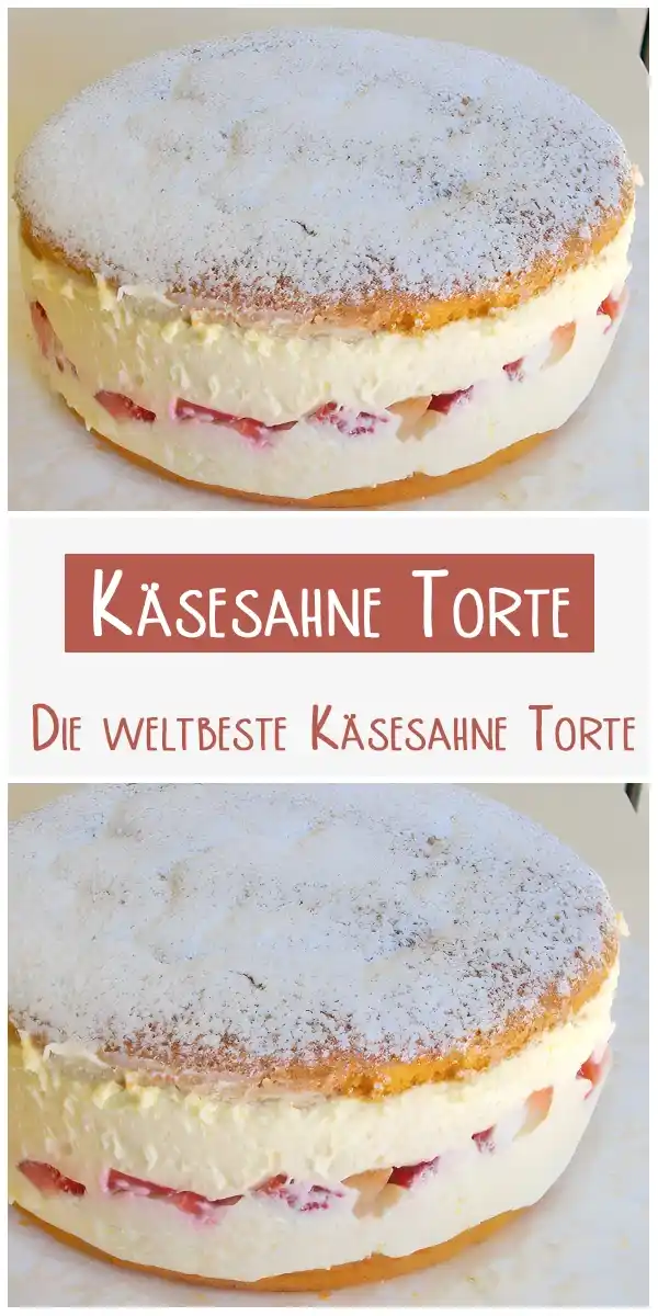 Die weltbeste Käsesahne Torte, unendlich lecker!