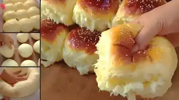 Fluffige Milchbrötchen wie vom Bäcker!