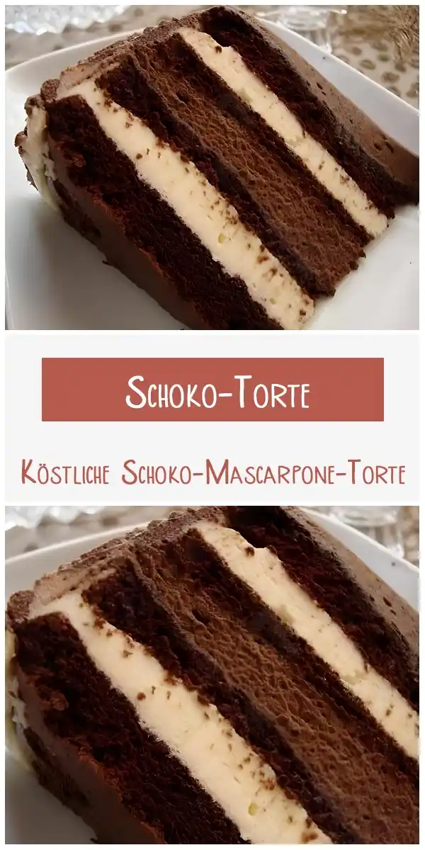 Köstliche Schoko-Mascarpone-Torte