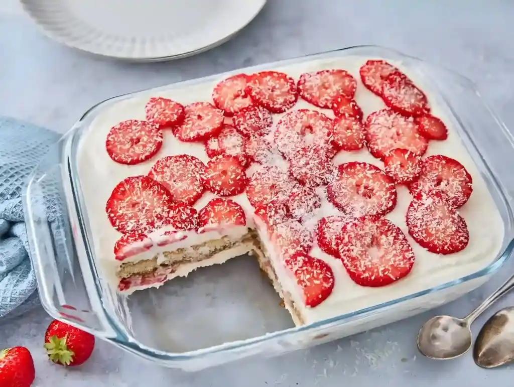 Erdbeer-Kokos-Tiramisu