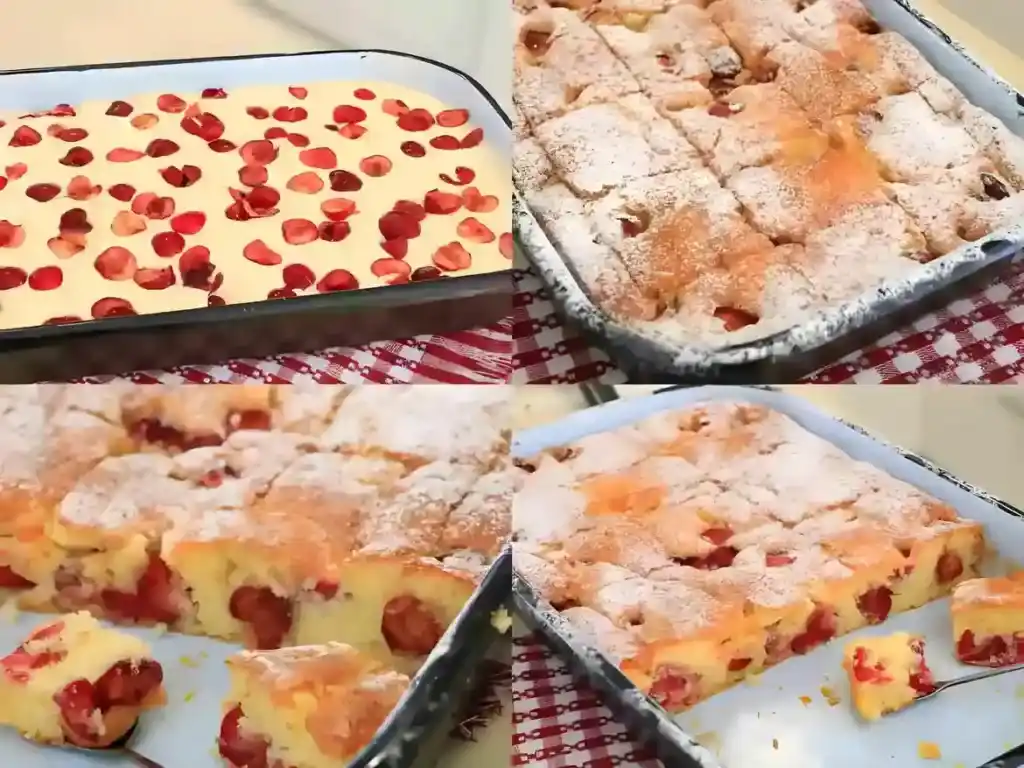 Großmutters Kirschkuchen der im Mund schmilzt!
