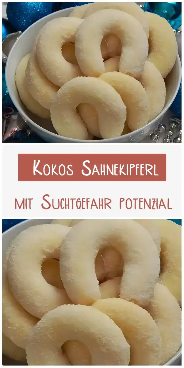 Kokos Sahnekipferl mit Suchtgefahr potenzial!