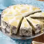 Himmlische Mohn-Eierlikörtorte mit Mascarpone