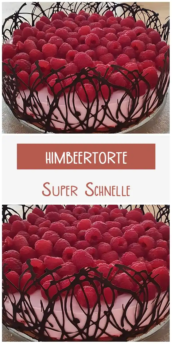 super schnelle himbeertorte