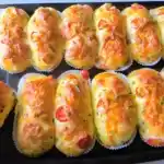 10 Minuten Pizza Brötchen aus dem Backofen