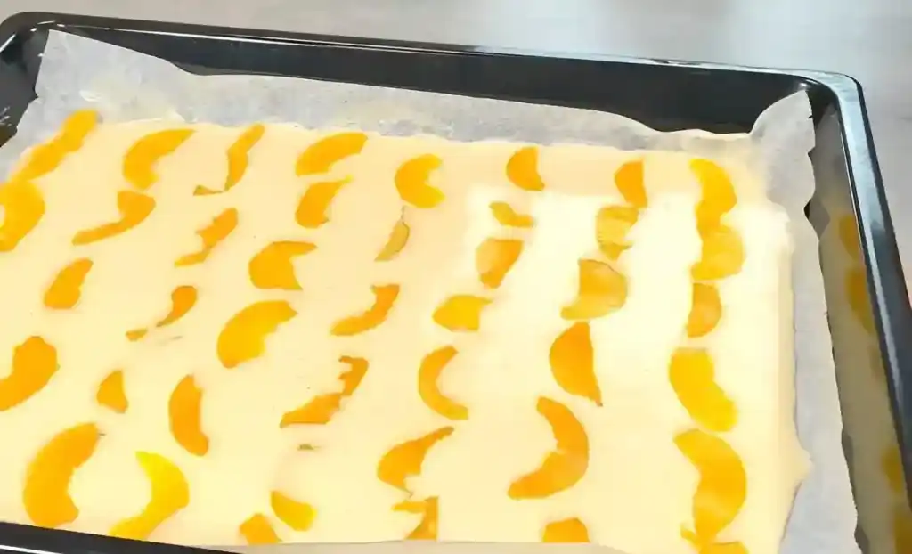12 Esslöffel Blechkuchen in 10 Minuten fertig inklusive Backzeit