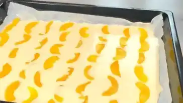 12 Esslöffel Blechkuchen in 10 Minuten fertig, inklusive Backzeit