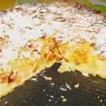 Apfelkuchen mit Mandeldecke