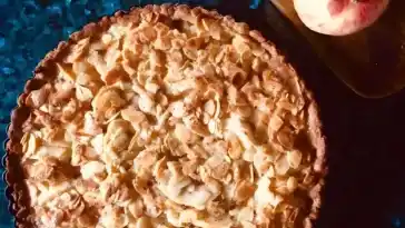 Apfelkuchen mit Mandelguss