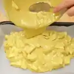 Apfelkuchen mit Pudding