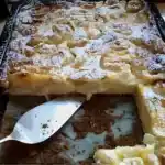 Apfelkuchen mit leckeres Vanille Schmand