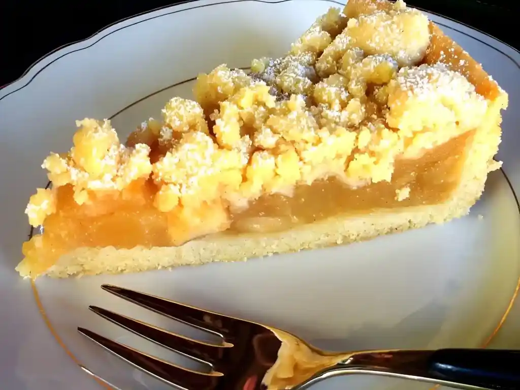 Apfelmus – Vanillepudding – Kuchen