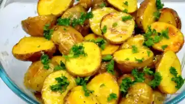 Backkartoffeln mit französischer Soße