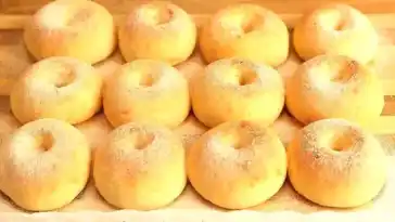 Berliner Krapfen mit Buttermilch aus dem Backofen !