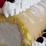 Biskuitrolle mit Kaffecreme