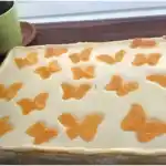Blitz – Käsekuchen mit Mandarinen vom Blech