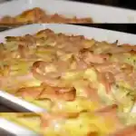 Blumenkohl mit Schinken und Käse