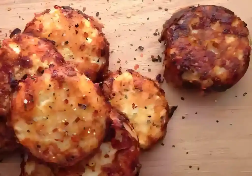 Blumenkohltaler mit Kräuterquark sowas von lecker!