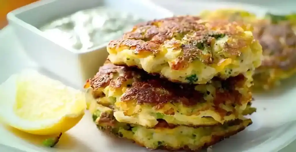 Brokkoli-Käse-Puffer zum Abnehmen