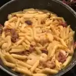 Cremiger Nudelauflauf mit Tomaten und Mozzarella