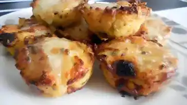 Einfache Kartoffelrosti Muffins 4x