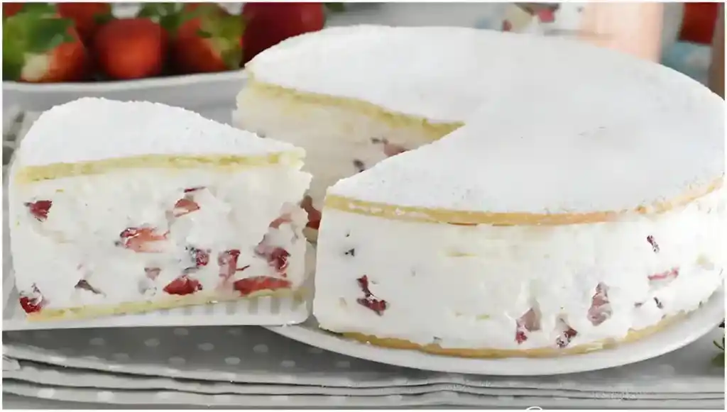 Erdbeer Frischkäse Torte