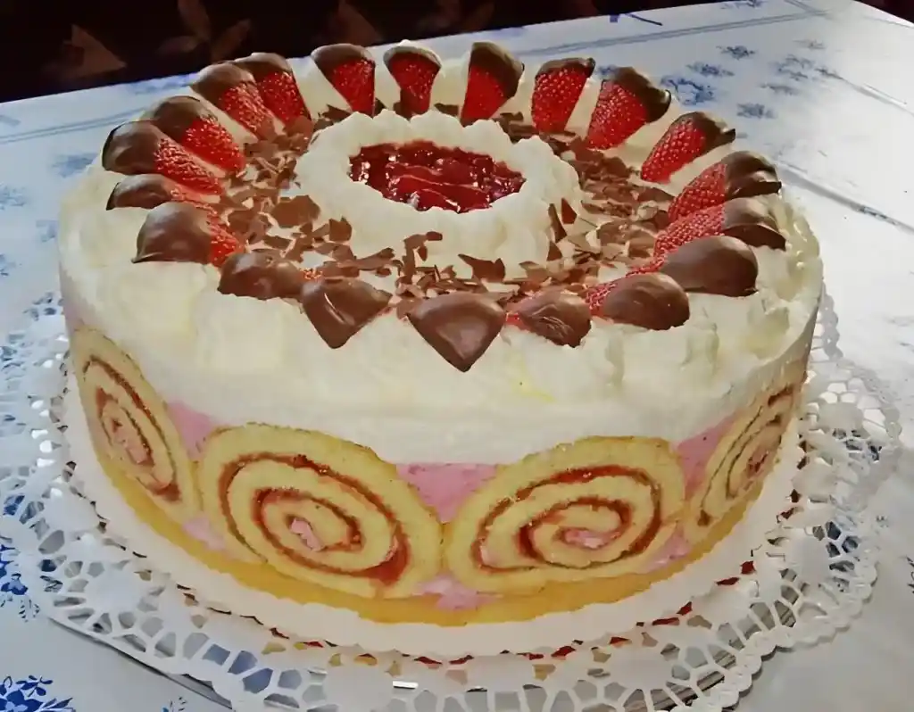 Erdbeer Schmand Torte