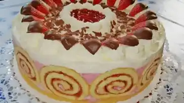 Erdbeer Schmand Torte