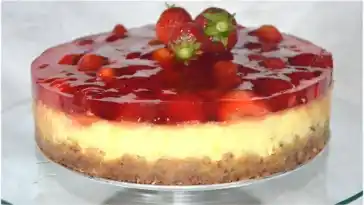 Erdbeerkuchen mit Vanillepudding einfach und schnel