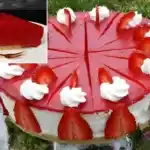 Erfrischende Erdbeertorte ohne Backen