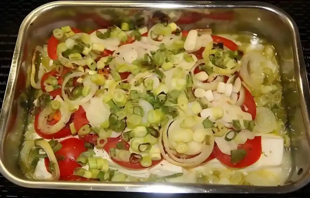FETAPFANNE MIT KNOBLAUCH VOM GRILL