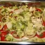 FETAPFANNE MIT KNOBLAUCH VOM GRILL