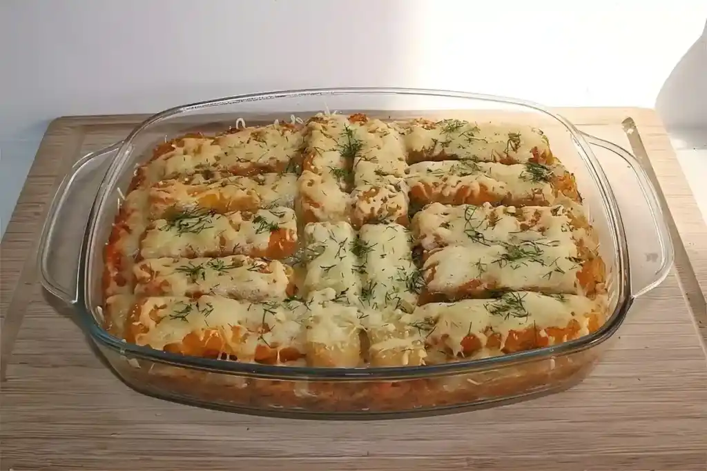 Fischstäbchenauflauf mit Reis