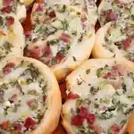 Flammkuchenrolle zum Mittagessen, sehr einfach!