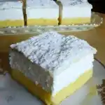 Französische Cremeschnitten ohne Glasur
