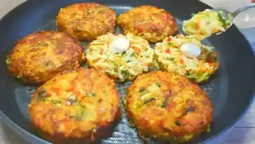 GEMÜSEFRIKADELLEN MIT MOZZARELLA