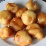 Gebackene Banane mit Honig