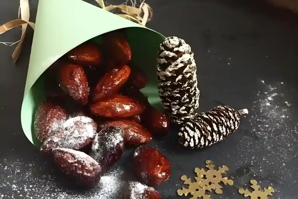 Gebrannte Mandeln mit wenig Zucker