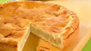 Gedeckter Apfelkuchen