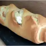 Gerolltes Zwiebelbrot mit Frischkäse nur 3 Zutaten!