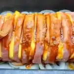 Geschichtetes Fleisch mit Kase, Superzart!