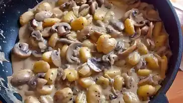 Gnocchi Champignon Pfanne