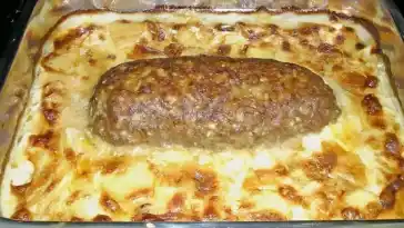 HACKBRATEN MIT KARTOFFELN IN SAHNE