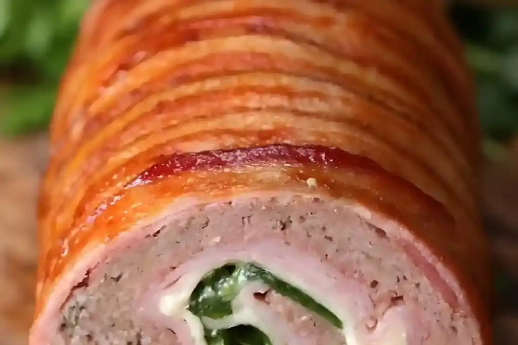 Hackfleischrolle à la Cordon bleu