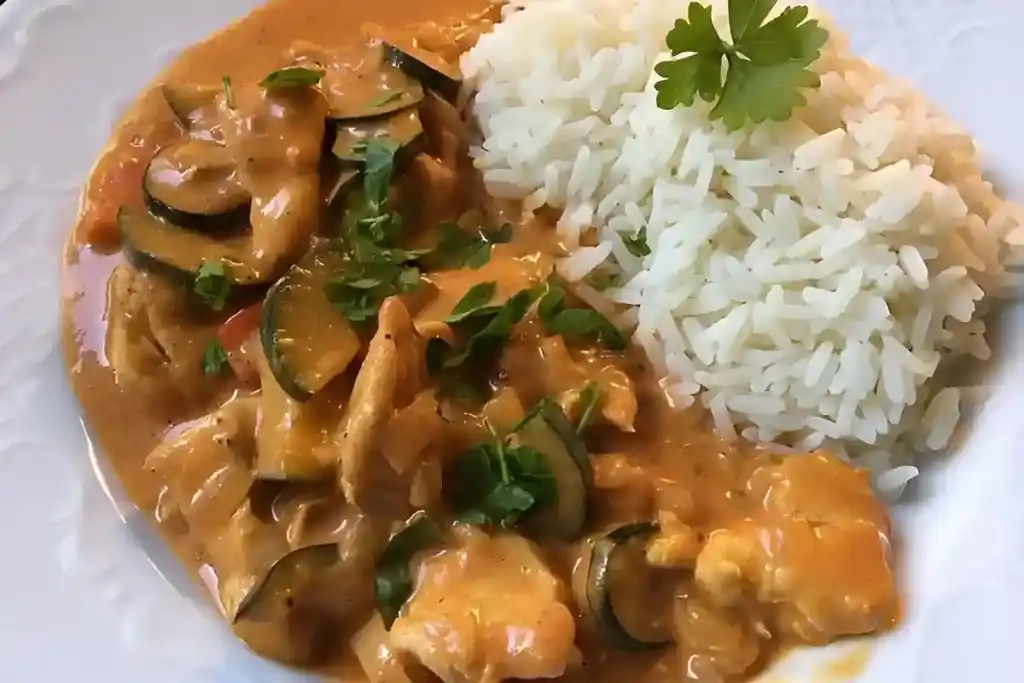Hähnchen-Zucchinipfanne à la Heike