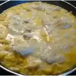 Hähnchen in Mango – Curry- Sauce mit Kohlrabigemüse