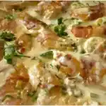 Hahnchen in cremiger Spinat Parmesan Sose 4x