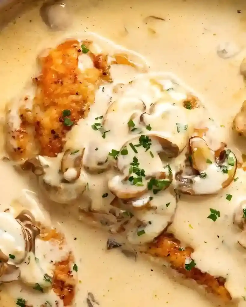 Hähnchenfilets in Champignonrahm