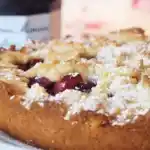 Heidelbeer-Apfel-Marzipan-Tarte